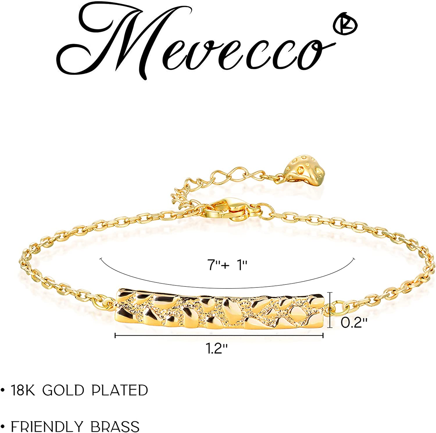 MEVECCO Gold Tiny Pearl Bracelet,14K Gold Plated Cute Beaded Freshwater Cultured Pearls Tiny Charm Dainty Handmade Bracelet for Women - Image 6